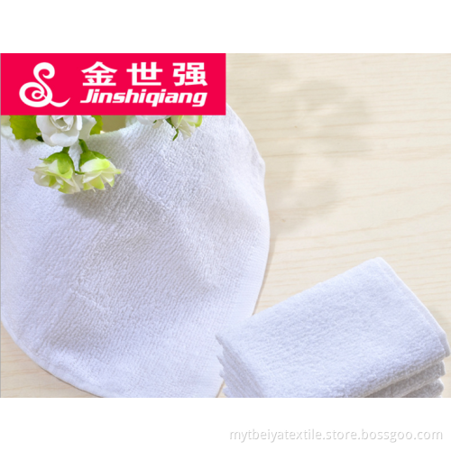 High quality 100% cotton 30 30cm 36g white washcloth towel